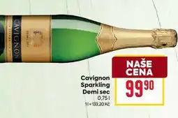 Billa Cavignon Sparkling Demi sec 0,75l nabídka