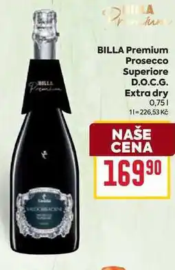 Billa BILLA Premium Prosecco Superiore D.O.C.G. Extra dry 0,75l nabídka