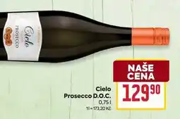 Billa Scalini Prosecco Frizzante D.O.C. 0,75l nabídka