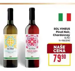 Billa SOL VINEUS Pinot Noir, Chardonnay 0,75l nabídka