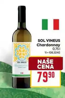 Billa SOL VINEUS Chardonnay 0,75l nabídka