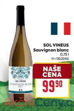 Billa SOL VINEUS Sauvignon blanc 0,75l nabídka