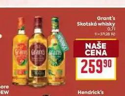 Billa Grant's Skotská whisky 0,7l nabídka