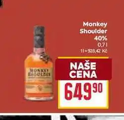 Billa Monkey Shoulder 40% 0,7l nabídka