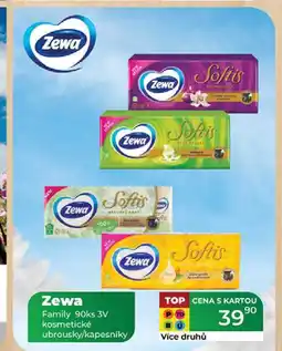 Tamda Foods Zewa Family 90ks 3V kosmetické ubrousky/kapesníky nabídka