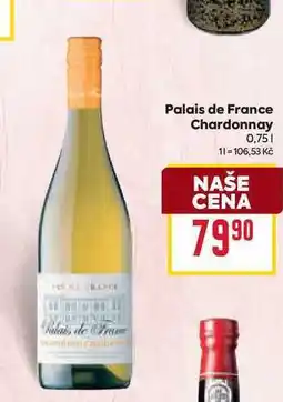 Billa Palais de Tram Palais de France Chardonnay 0,75l nabídka