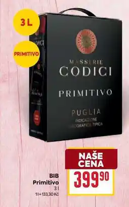 Billa BIB Primitivo 3l nabídka