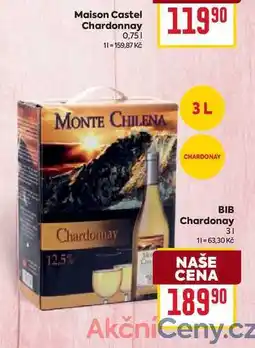 Billa BIB Chardonnay 3l nabídka