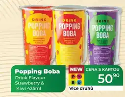 Tamda Foods Popping Boba Drink Flavour Strawberry & Kiwi 425ml nabídka