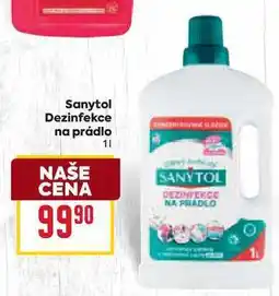 Billa Sanytol Dezinfekce na prádlo 1l nabídka
