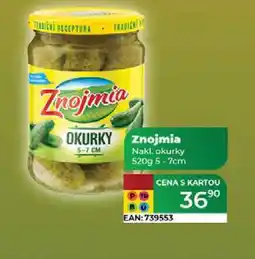 Tamda Foods Znojmia 5-7 CM Nakl. okurky 520g 5 - 7cm nabídka