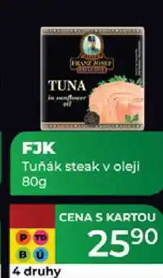 Tamda Foods FJK Tuňák steak v oleji P 80g nabídka