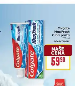 Billa Colgate Max Fresh Zubní pasta 75 ml nabídka