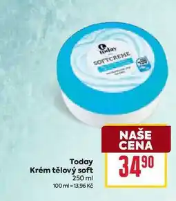 Billa Today Krém tělový soft 250 ml nabídka