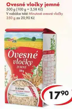 CBA Ovesné vločky jemné, 500 g nabídka