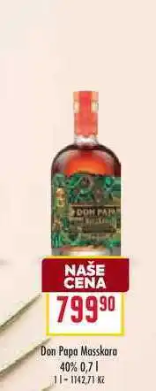 Billa Don Papa Masskara 40% 0,7l nabídka