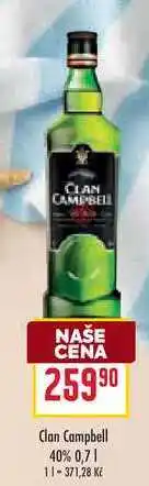 Billa Clan Campbell 40% 0,7l nabídka