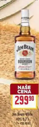 Billa Jim Beam White 40% 0,7l nabídka