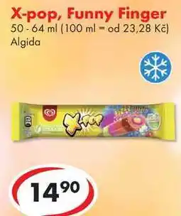 CBA X-pop, Funny Finger, 50-64 ml nabídka