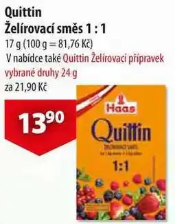 CBA Quittin Želírovací směs 1:1, 17 g nabídka