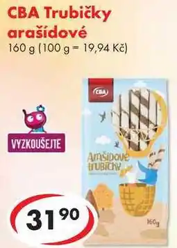 CBA CBA Trubičky arašídové, 160 g nabídka