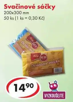 CBA Svačinové sáčky, 50 ks nabídka