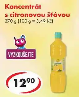 CBA Koncentrát s citronovou šťávou, 370 g nabídka