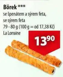 CBA Börek, 79-80 g nabídka