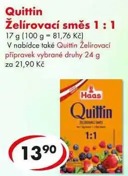 CBA Quittin Želírovací směs 1 : 1, 17 g nabídka