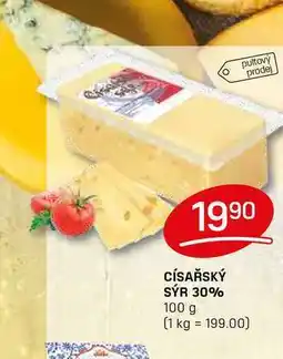 Flop CÍSAŘSKÝ SÝR 30% 100 g nabídka
