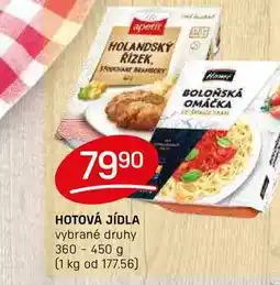 Flop HOTOVÁ JÍDLA vybrané druhy 360 - 450 g nabídka