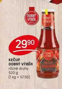 Flop KEČUP DOBRÝ VÝBĚR 520g nabídka