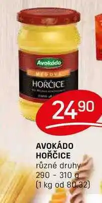 Flop AVOKÁDO HOŘČICE různé druhy 290 -310 g nabídka