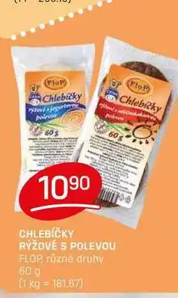 Flop CHLEBÍČKY RYŽOVÉ S POLEVOU 60 g nabídka