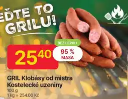 Hruška Gril Klobásy od mistra Kostelecké uzeniny nabídka