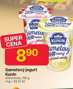 Hruška Sametový jogurt Kunín nabídka