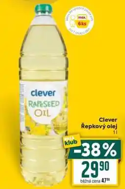Billa Clever Řepkový olej nabídka