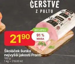 Hruška Školáček šunka nejvyšší jakosti Prantl nabídka