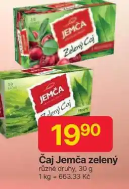 Hruška Čaj Jemča zelený nabídka