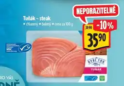 Albert Tuňák steak nabídka