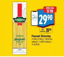 Albert Panzani Těstoviny nabídka