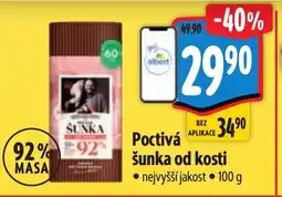 Albert Poctivá šunka od kosti nabídka