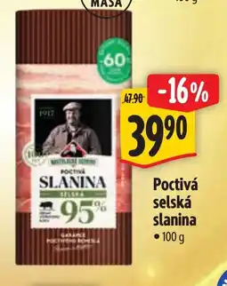 Albert Poctivá selská slanina nabídka