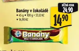 Albert Banány v čokoládě nabídka