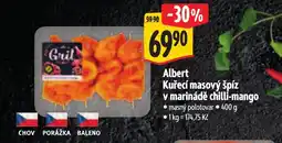 Albert Albert Kuřecí masový špíz v marinádě chilli-mango nabídka