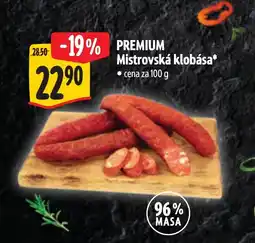 Albert Premium Mistrovská klobása nabídka