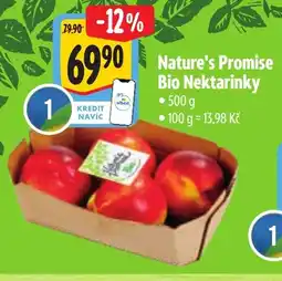 Albert Nature's Promise Bio Nektarinky nabídka