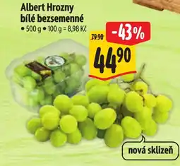 Albert Albert Hrozny bílé bezsemenné nabídka