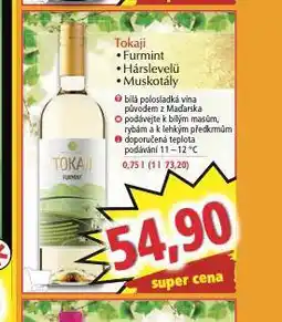 Norma Tokaji muskaláty nabídka