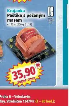 Norma Paštika s pečeným masem nabídka